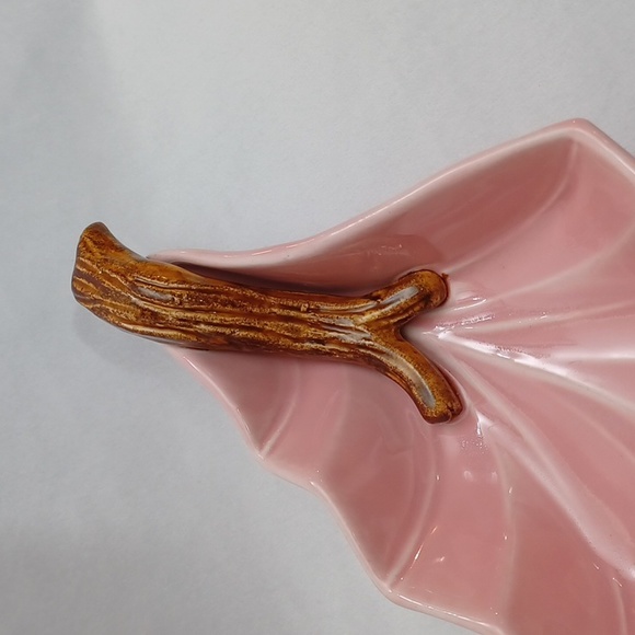 MCM 1950's Leaf Dish Vintage Dish Miramar of Calif. Mid-Century Modern Decor - Picture 5 of 17